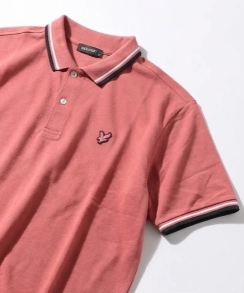 2026SS Lyle & Scott — рубашка‑вышивка логотипа, безшовная поло, редис‑мэнс