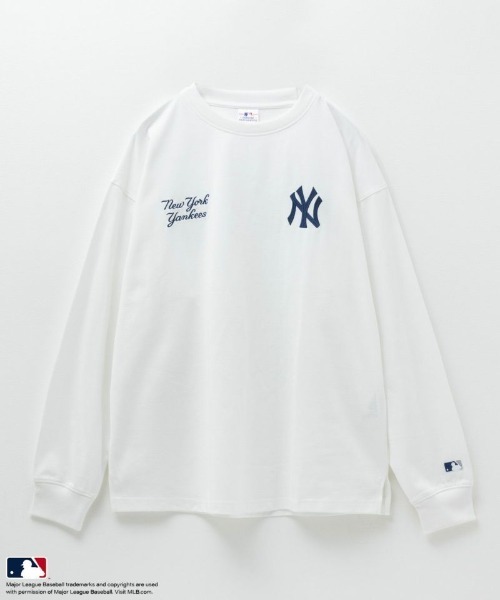 MLB логотип刺繍 Longsleeve T‑shirt (лонгслив)