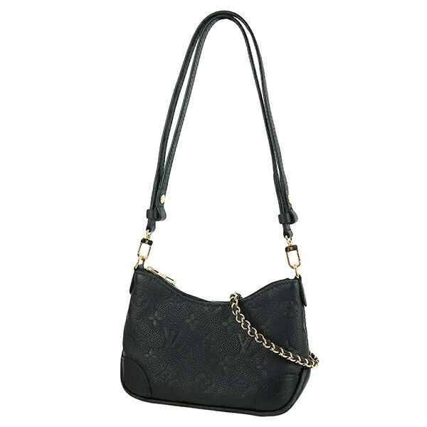 Louis Vuitton Nano Boulogne Monogram Empreinte сумка черного цвета через плечо