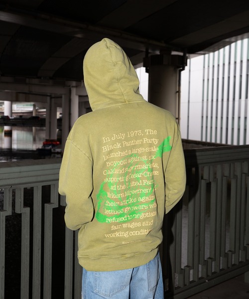 UNION ORIGINAL BOYCOTT HOOD — унисон парка свитшот ф‑дей