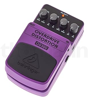 BEHRINGER OVERDRIVE/DISTORTION OD300 эффект-дисторшн для гитары (очень хорошее состояние)