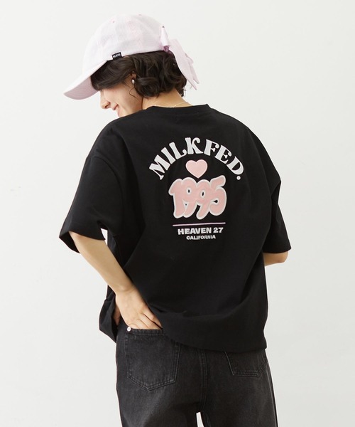 1995 TWILL PATCH WIDE S/S TEE — широкая футболка с нашивкой 1995, короткий рукав