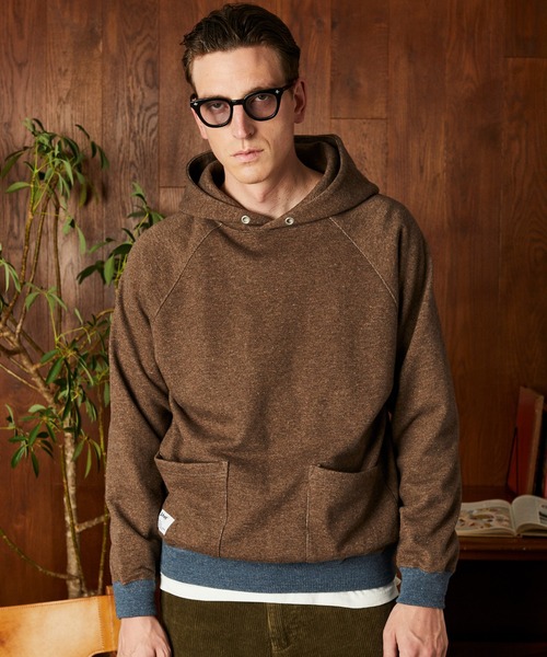 Schott — 2TONE HOODED SWEAT — двухцветное худи-парка