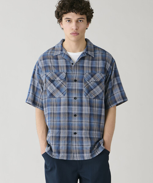 PENDLETON Open Collar S/S Shirt — поло с коротким рукавом для мужчин