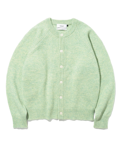Shegiddock Wool 100% round cardigan — шерстяной круглый кардиган, мятный (MINT)