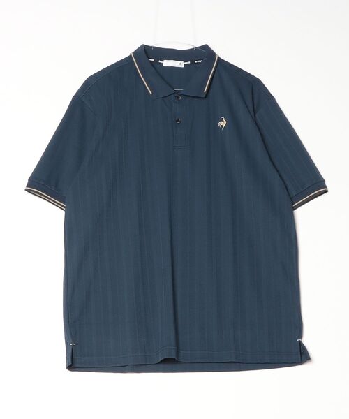 Жакардовая футболка — Jacquard knit polo T‑shirt