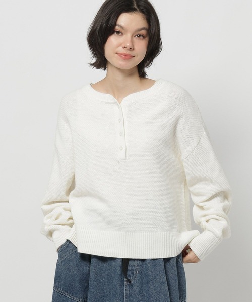 Kirinoko Henley Knit Pullover — пуловер Henley «Рогатый»