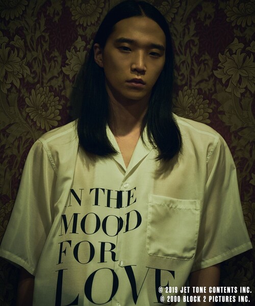 IN THE MOOD FOR LOVE Half Sleeve Shirt — рубашка с укороченным рукавом (к 25‑летию Flower Year × 10Culture for ADAM ET ROPE)