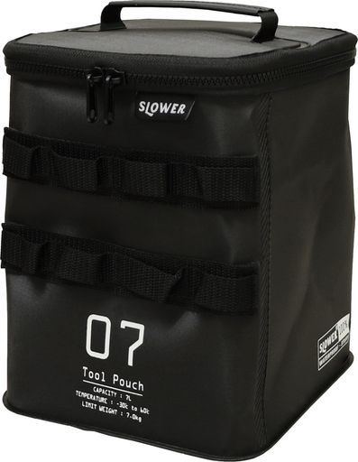 SLOWER Outdoor waterproof складная сумка-органайзер длина, ручка, многофункциональный черный HANG STOCK TOOL HIGH POUCH SLW329