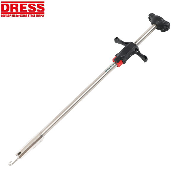 DRESS Hook Release HDL (Heavy Duty Long) для снятия крючков, общая длина 290 мм, с возможностью крепления на пояс, прочный, необходимый инструмент для рыбалки