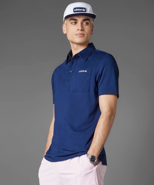 Originals Golf Chest Pocket поло-футболка с коротким рукавом [adidas Golf]