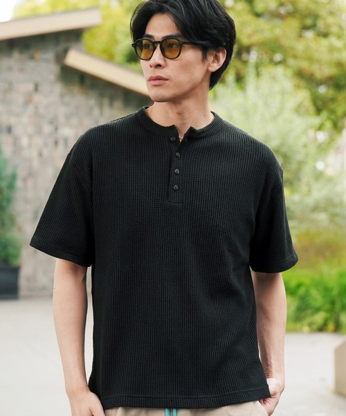 Waful Summer Henley Neck — полуспортивная футболка Half-Sleeve T, коттон Kate'so