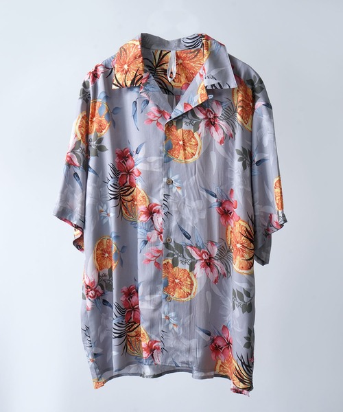 Район рейон Aloha рубашка короткий рукав / rayon aloha shirt, short sleeve
