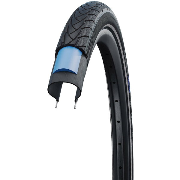 SCHWALBE Marathon Plus 26×1.75 — клинчерная шина (туризм/поездки/город)