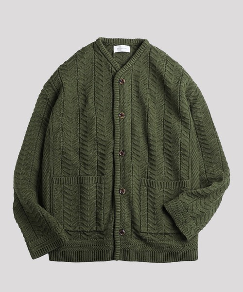 BALLAST ARK V-Neck Knit Cardigan BA12-KC01 [AST] — вязаный кардиган V-образный вырез