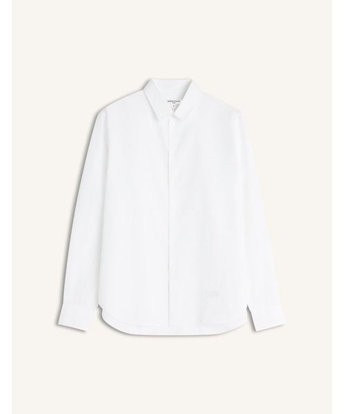 MAISON KITSUNE Handwriting Casual Shirt — повседневная рубашка с принтом
