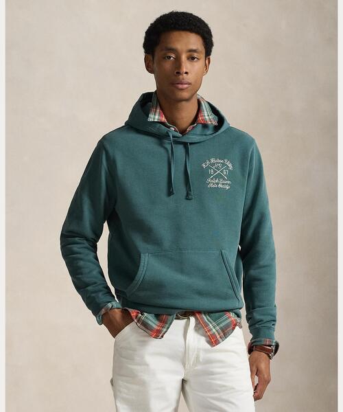 Loopback Flise Graffic Hoodie — худи с графикой, свободный крой