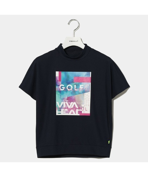 VIVA HEART/GOLF — поло с алькор-лайнком, короткий рукав мокнетак, модель Mockneck