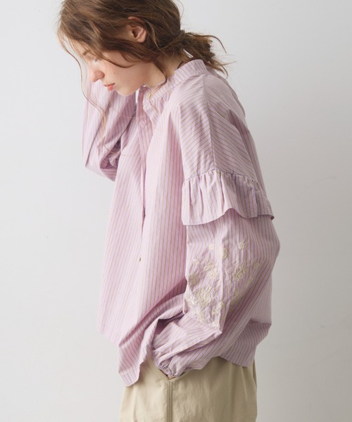 Страйп‑вышивка блаус (striped embroidered blouse)