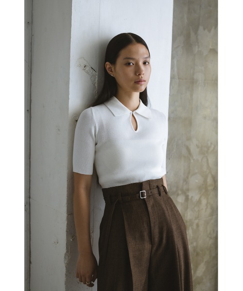 Фронт‑холл нит‑поло (Front Hall knit polo)