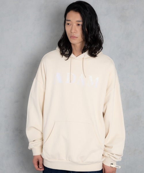 ADAMPATEK doubleside logo hoodie — двусторонняя худи с логотипом