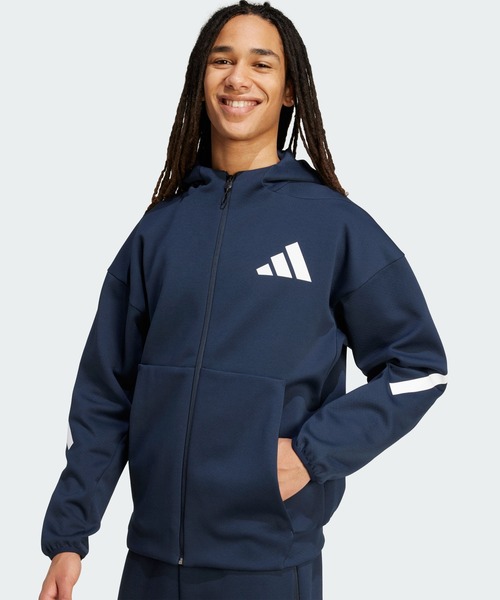 adidas Z.N.E. full‑zip фуджилет с капюшоном (трек джакет)