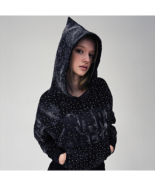 Ink Rush Witch Hoody BLACK худи черное с принтом "Ink Rush Witch"