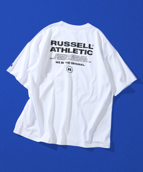 RUSSELL ATHLETIC × FREAK'S STORE лимитированная коллекция: футболка с логотипом Big Silhouette