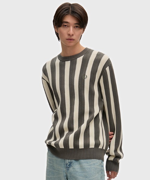 Textured Stripe Jumper — джемпер с фактурной полоской / текстурированный стрип джемпер