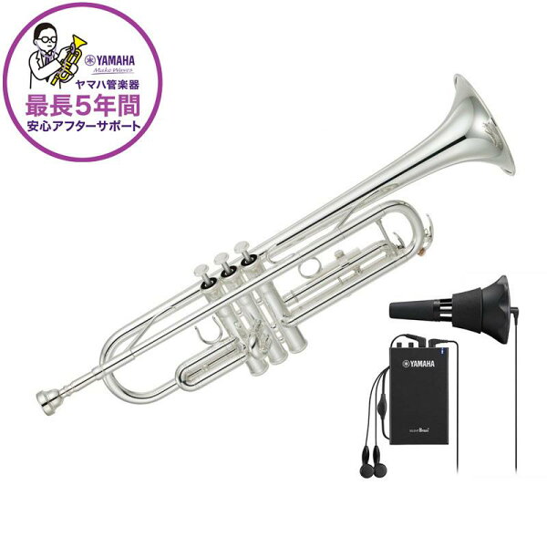 Yamaha YTR-3335S (Bb тромбон), комплект с Silent Brass SB7J, 5 лет гарантии, насадка для обучения — новый YAMAHA