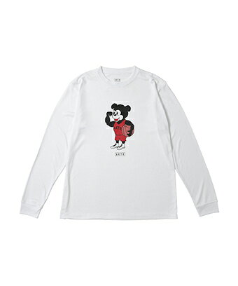 Баскетбольная футболка T-шейт AKTR BASIC NICK L/S SPORTS TEE WHITE 【MEN'S】
