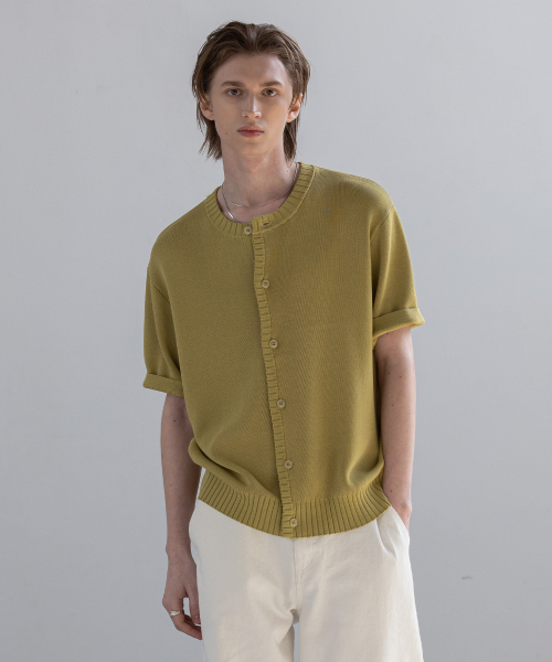 Panel rip полуспортивная футболка Sameround Cardigan [Green]