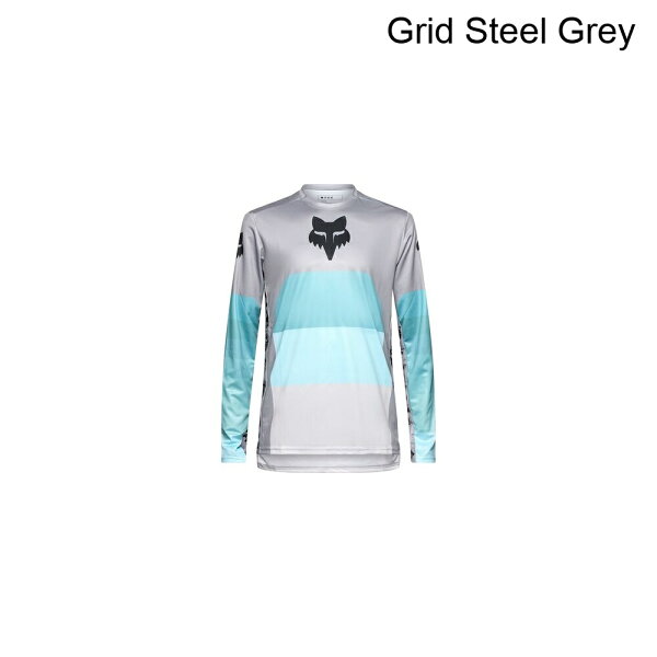 Fox Racing Ranger Long-Sleeve Jersey — мужская джерси с длинным рукавом, Grid Steel Grey