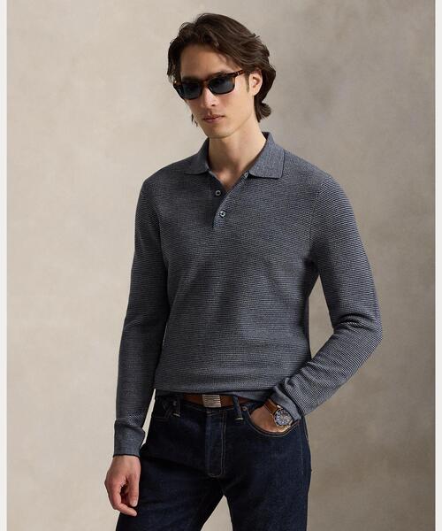 Stripped Performance Polo — поло в полоску