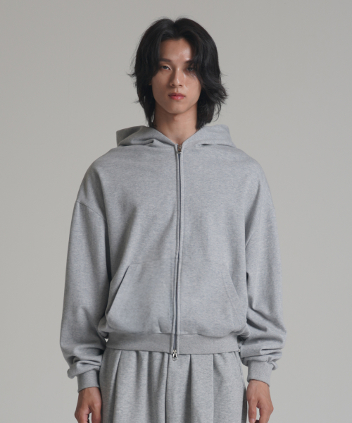Loose Fit Crop Y2 Jeans — wide fit, gray