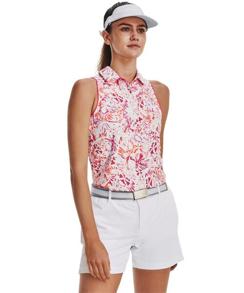 UA Isochill Sleeveless Polo (Gold/Redice) — безрукавка Under Armour