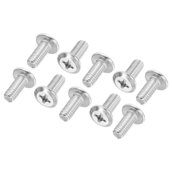 PATIKIL винтовые болты M6-1 x 14mm из нержавеющей стали 304, 18-8, полная резьба, мебельные винты, соед. болты, медные винты