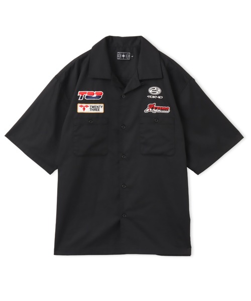 TOKYO 23 Racing Open Collar Shirt / Tokyo 23 Racing рубашка с открытым воротом