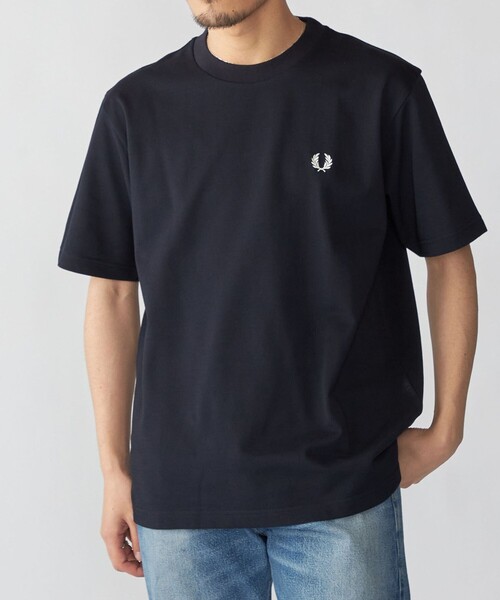 [SHIPS эксклюзив] FRED PERRY: одноцветный логотип Pike T-shirt 26SS
