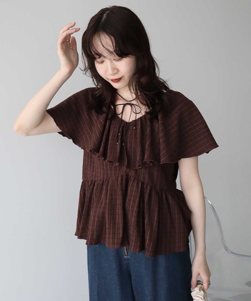 Чекрамный платок — карманный квадрат Brown Plush
