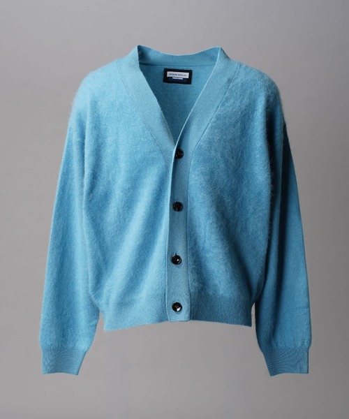 UNISEX Super140 Brushed Extra Fine Merino Wool V‑neck кардиган / MAISON SPECIAL