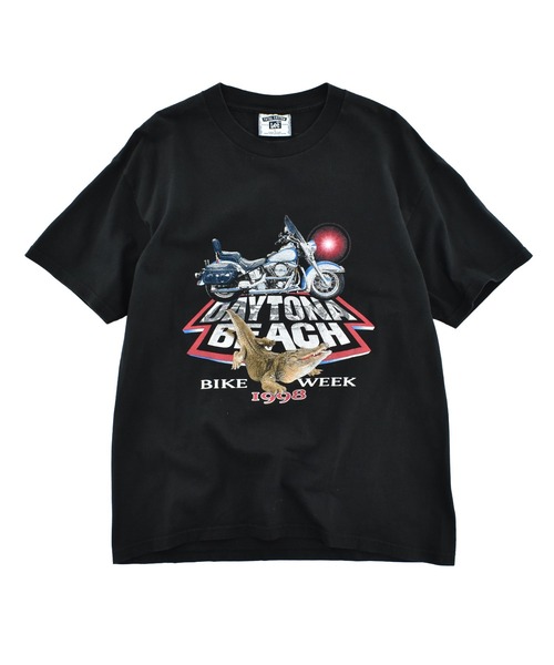 USED 90’s Lee «Bike Week 1998» — винтажная байкерская футболка, производство USA