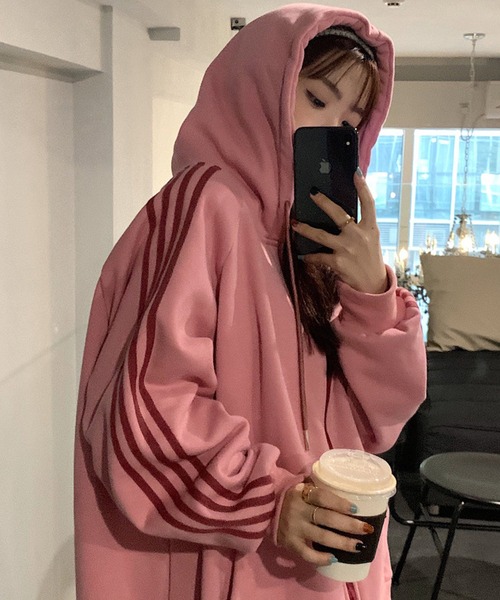 MEMECLE Oversize Side Zip Sailor‑size Jacket — объемная куртка с молнией сбоку