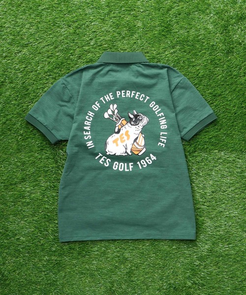 TES GOLF 4WAY STRETCH Polo — поло с 4‑сторонней тянущейся тканью
