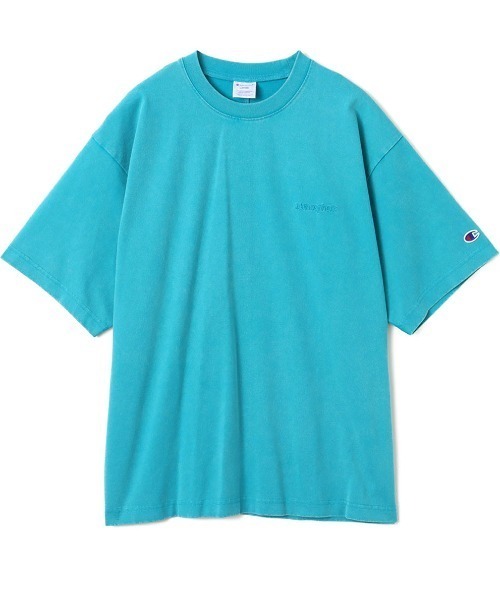 atmos × Champion Pigment T‑shirt — пигментная футболка в коллаборации atmos и Champion (SP)
