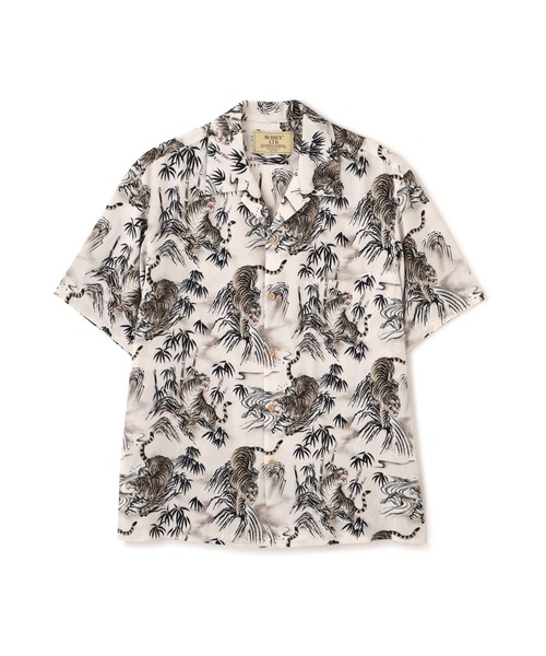 Aloha shirt «Tiger & Bamboo» — рубашка AVIREX в гавайском стиле