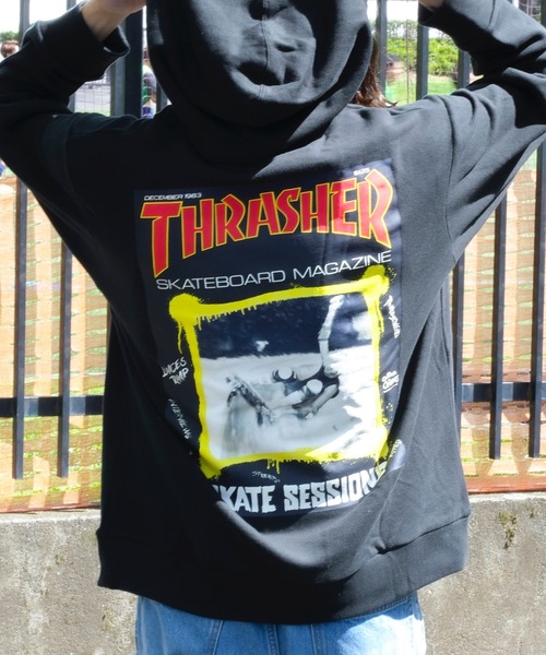 Manhattan Portage THRASHER HOODIE SWEAT PARKA / Manhattan Portage × Thrasher толстовка с капюшоном премиум