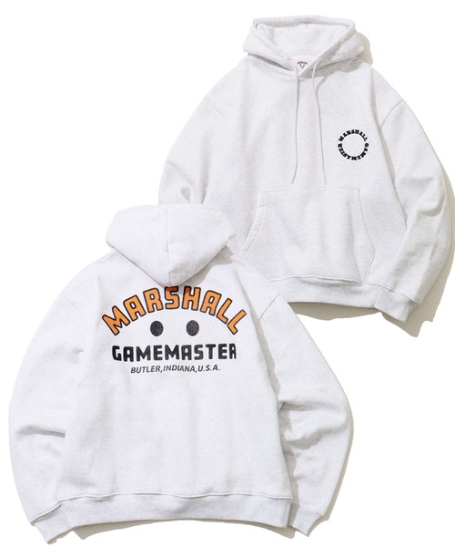 [MARSHALL GAMEMASTER] Classic Crest Logo Pullover Hoodie классический свитшот с логотипом