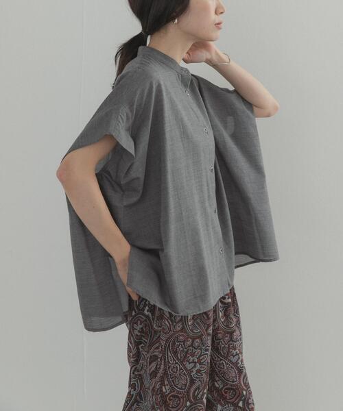 Shan Blue‑Wide Shirt — широкая шаршая рубашка