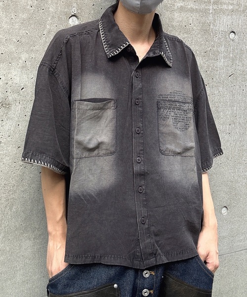 Vintedge — декоративная рубашка с рукодельной отделкой (handcrafted vintage dodgros)